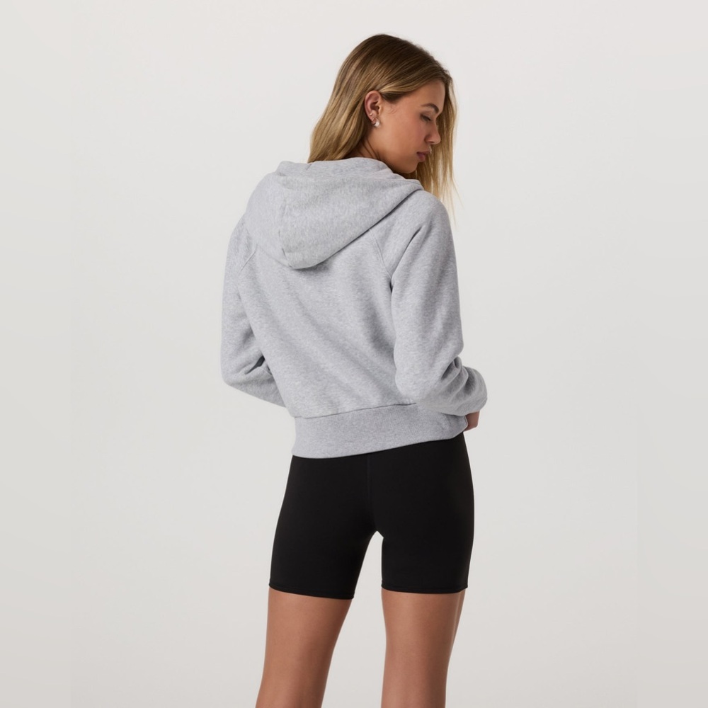 Vuori Restore Half Zip Hoodie Light Heather Grey - Picture 4 of 8